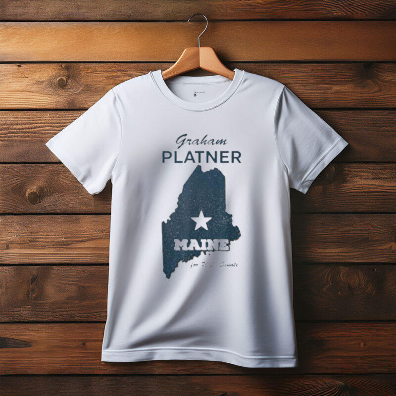 Graham Platner Maine U.S. Senate Map Star Shirt