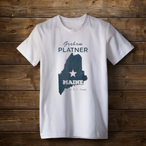 Graham Platner Maine U.S. Senate Map Star Shirt