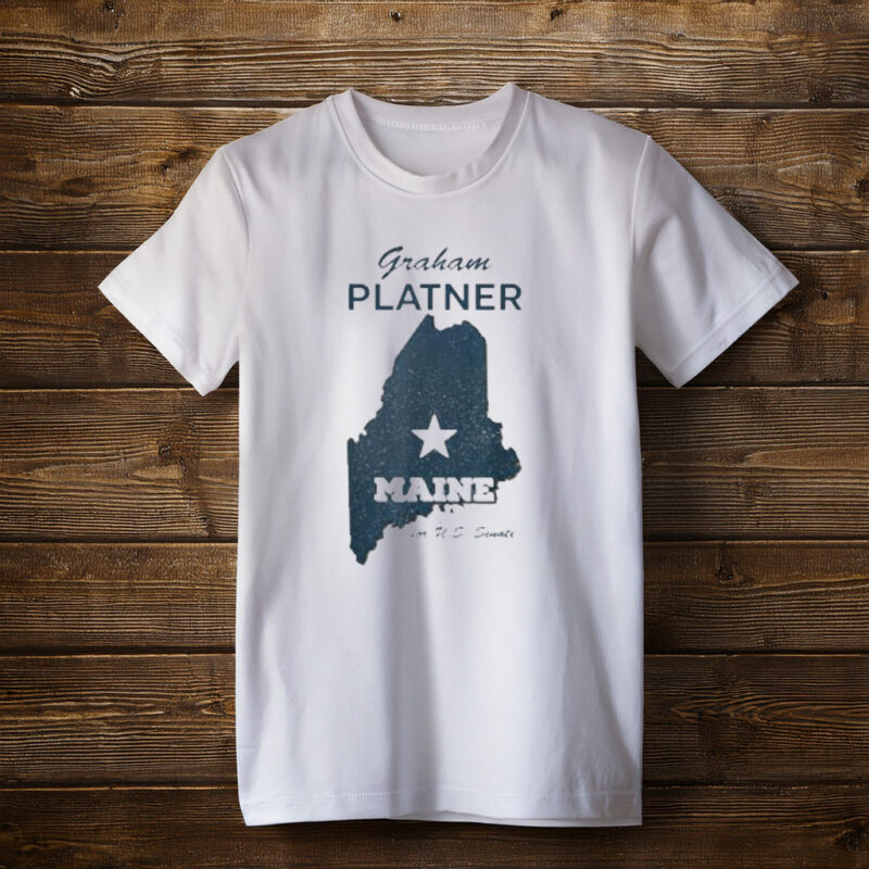 Graham Platner Maine U.S. Senate Map Star Shirt