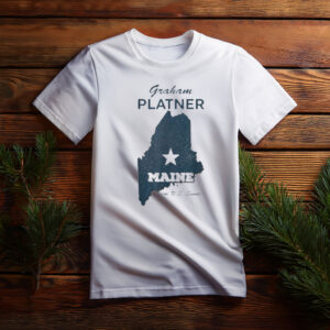 Graham Platner Maine U.S. Senate Map Star Shirt