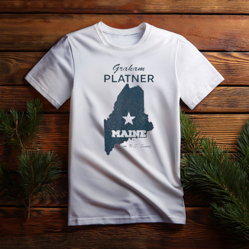 Graham Platner Maine U.S. Senate Map Star Shirt