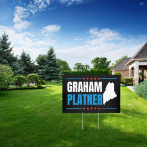 Graham Platner Maine Yard Sign