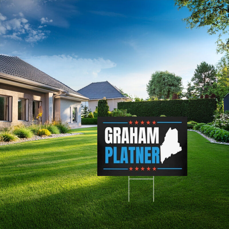 Graham Platner Maine Yard Sign
