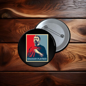 Graham Platner Portrait Campaign Button Pin