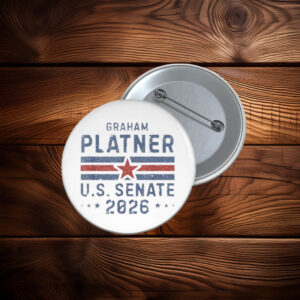 Graham Platner U.S. Senate 2026 Button Pin