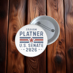 Graham Platner U.S. Senate 2026 Button