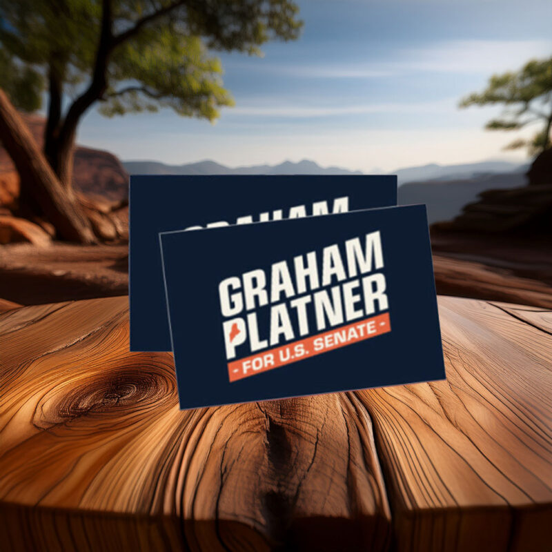 Graham Platner U.S. Senate Sticker – Maine 2026
