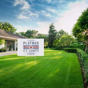 Graham Platner U.S. Senate Yard Sign