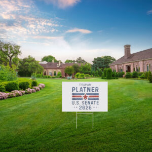 Graham Platner U.S. Senate Yard Sign