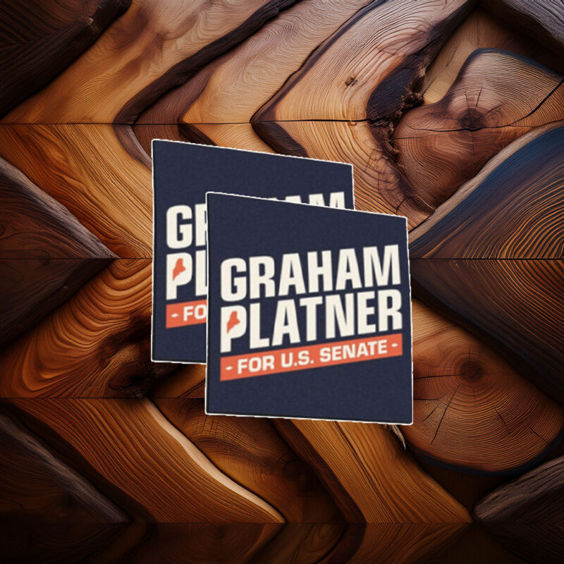 Graham Platner for Senate Car Magnet – Maine Senate 2026 – Campaign Magnet