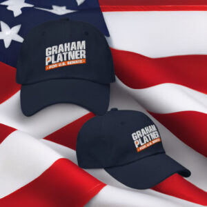 Graham Platner for Senate Hat Political Campaign Cap Election Supporter Headwear