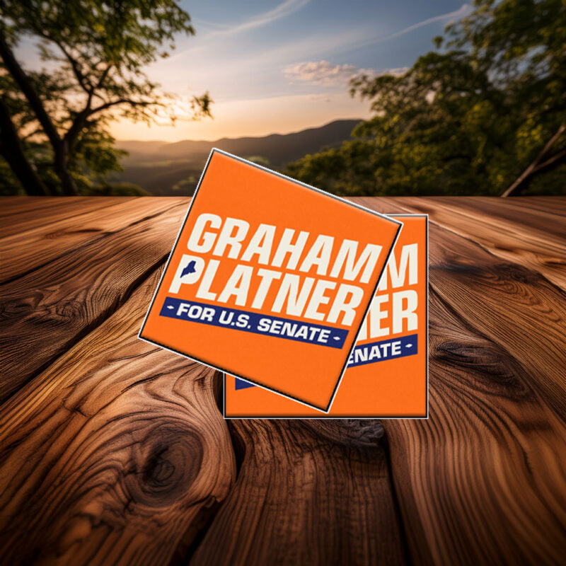 Graham for Maine Car Magnet – Senate 2026 – Maine Election Magnet – Campaign Car Sticker