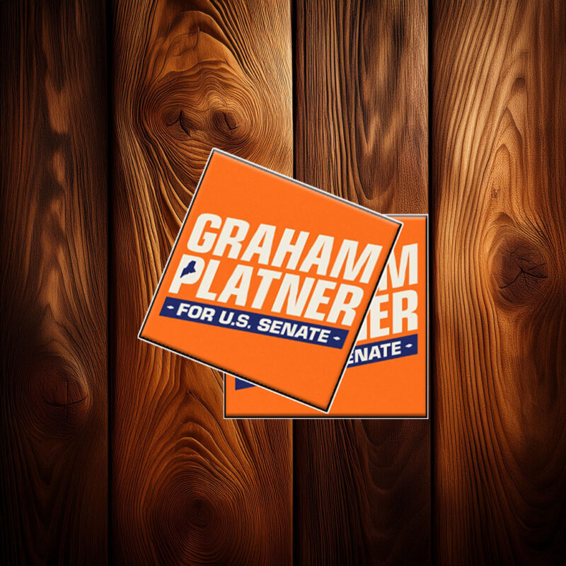 Graham for Maine Car Magnet – Senate 2026 – Maine Election Magnet – Campaign Car Sticker