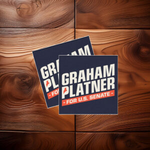 Graham for Senate Car Magnet Sticker Political Campaign Vehicle Magnet Election Supporter Accessory