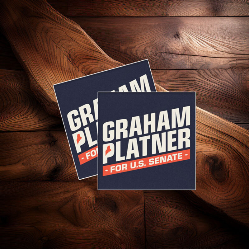 Graham for Senate Car Magnet Sticker Political Campaign Vehicle Magnet Election Supporter Accessory