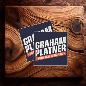 Graham for Senate Car Magnet Sticker Political Campaign Vehicle Magnet Election Supporter Accessory
