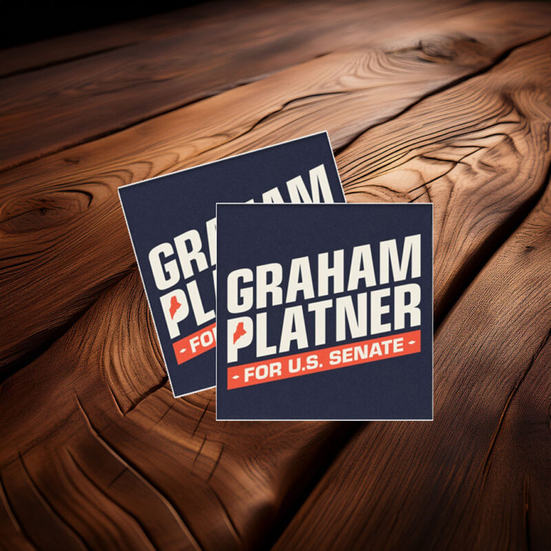 Graham for Senate Car Magnet Sticker Political Campaign Vehicle Magnet Election Supporter Accessory