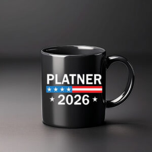 Platner 2026 Mug, Bold Patriotic U.S. Senate Campaign Coffee Cup