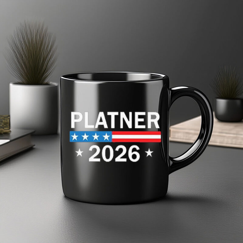 Platner 2026 Mug, Bold Patriotic U.S. Senate Campaign Coffee Cup