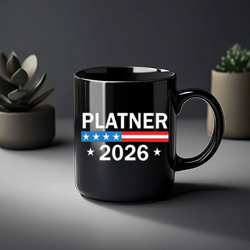 Platner 2026 Mug, Bold Patriotic U.S. Senate Campaign Coffee Cup