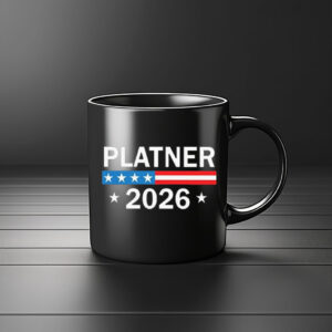 Platner 2026 Mug, Bold Patriotic U.S. Senate Campaign Coffee Cup