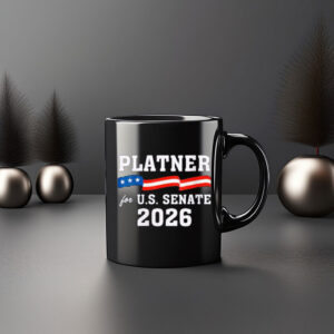 Platner For U.S. Senate 2026 Mug, Patriotic Political Campaign Coffee Cup