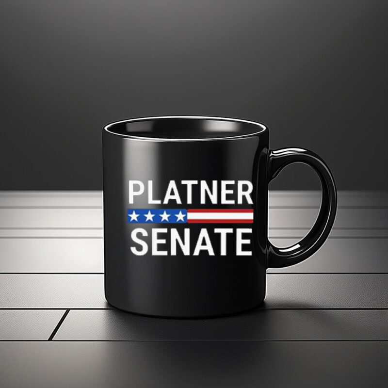 Platner Senate Mug, Patriotic Election Supporter Coffee Cup