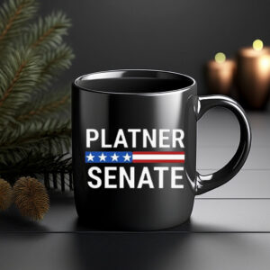 Platner Senate Mug, Patriotic Election Supporter Coffee Cup