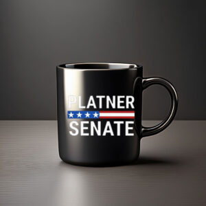 Platner Senate Mug, Patriotic Election Supporter Coffee Cup