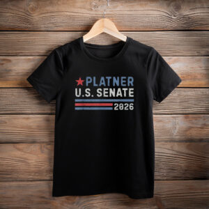 Platner U.S. Senate 2026 Bold Stripe Campaign Shirt
