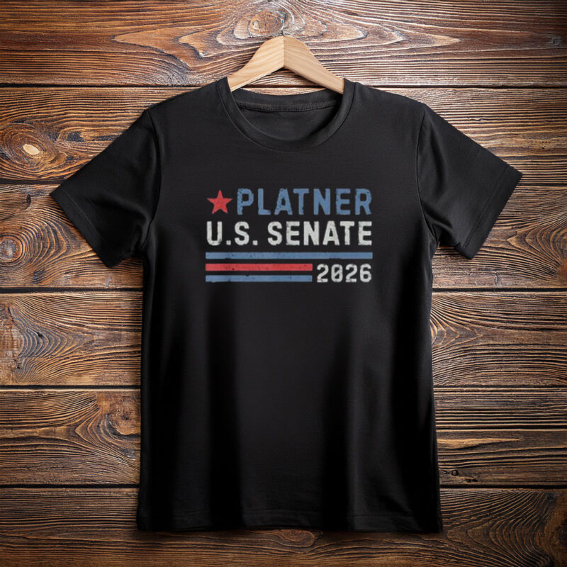 Platner U.S. Senate 2026 Bold Stripe Campaign Shirt