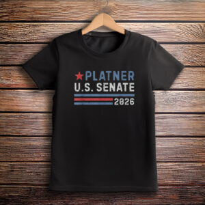 Platner U.S. Senate 2026 Bold Stripe Campaign Shirt