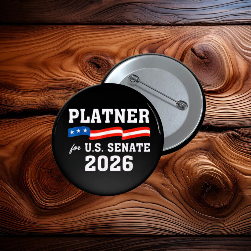 Platner U.S. Senate 2026 Button Pin