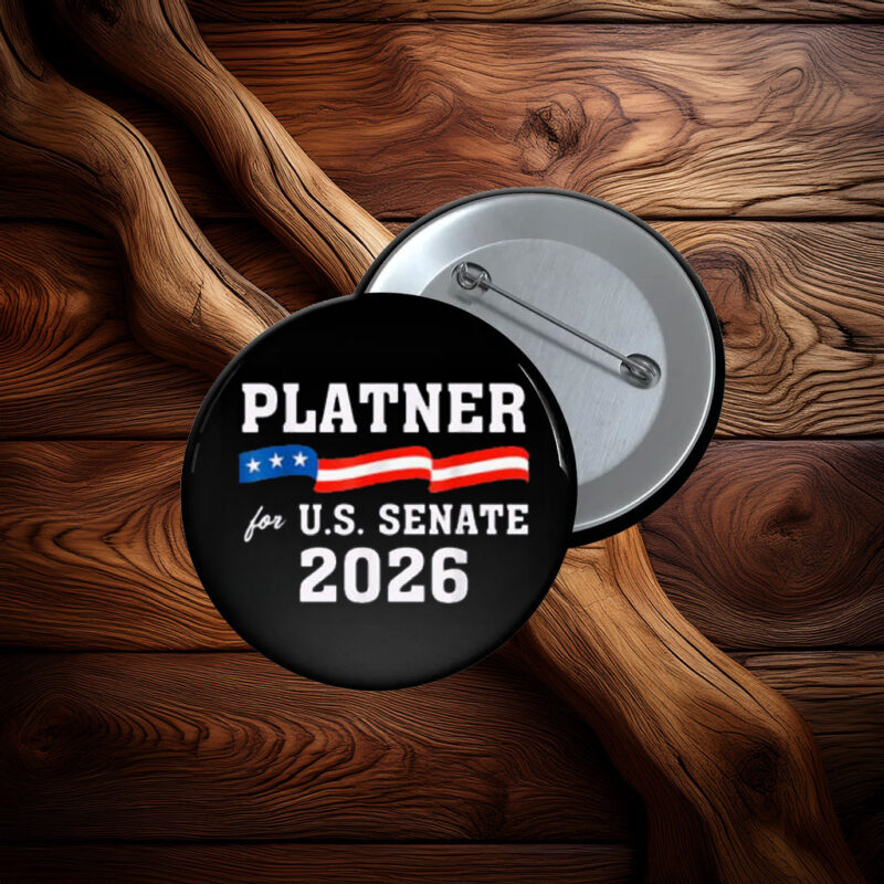 Platner U.S. Senate 2026 Button Pin