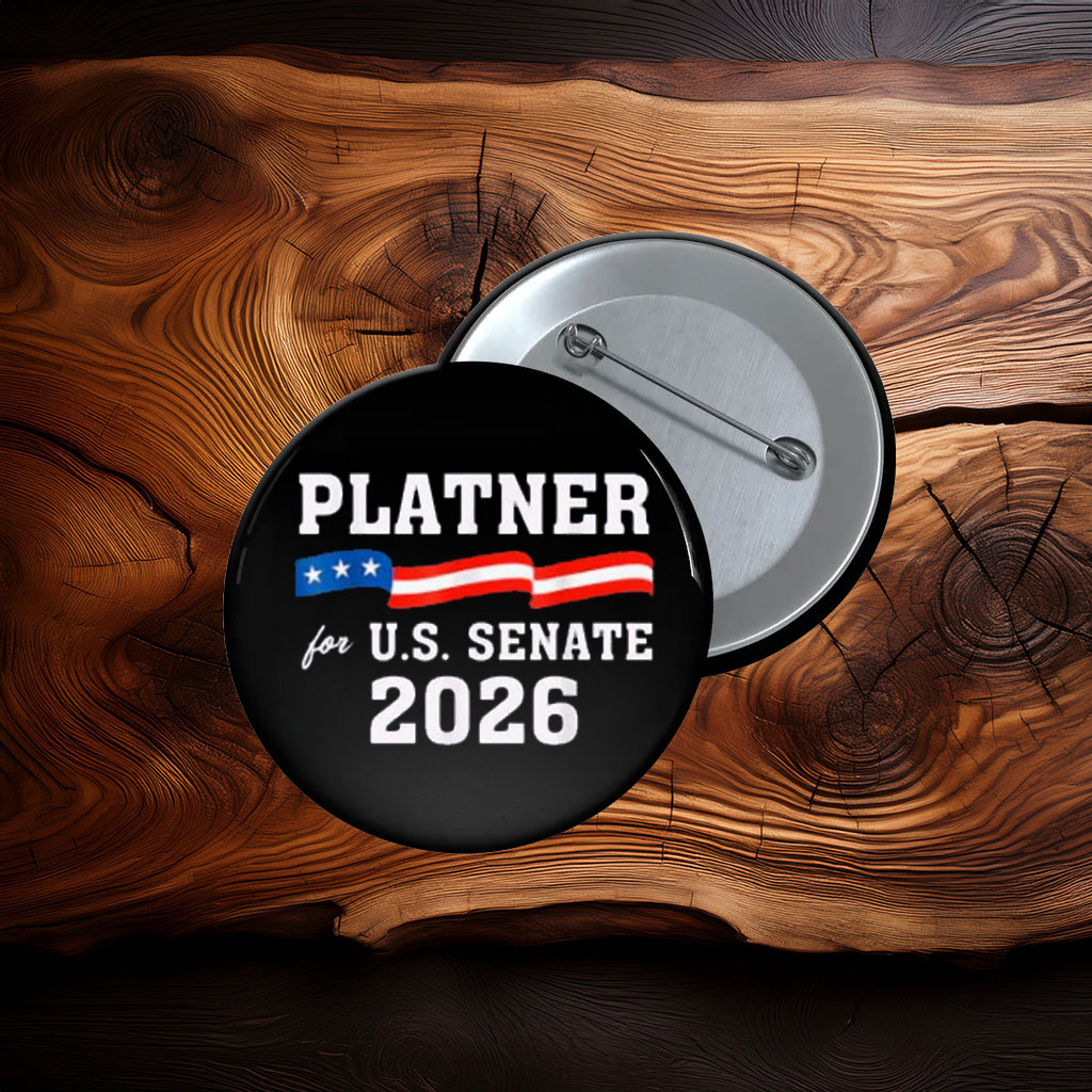Platner U.S. Senate 2026 Button Pin