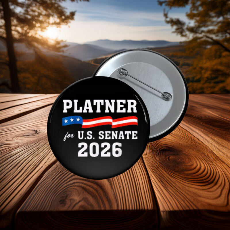 Platner U.S. Senate 2026 Button Pin