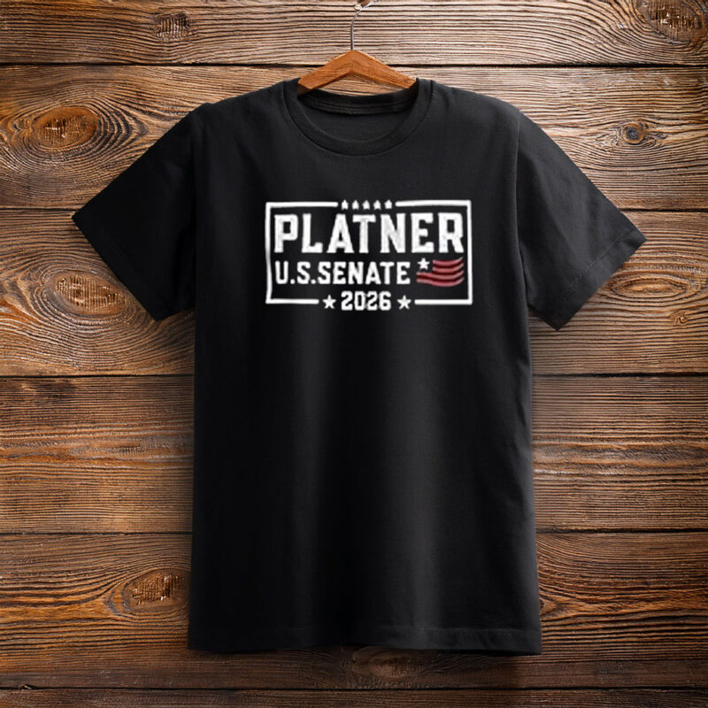 Platner U.S. Senate 2026 Classic Box Logo Shirt