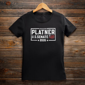 Platner U.S. Senate 2026 Classic Box Logo Shirt
