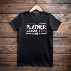 Platner U.S. Senate 2026 Classic Box Logo Shirt