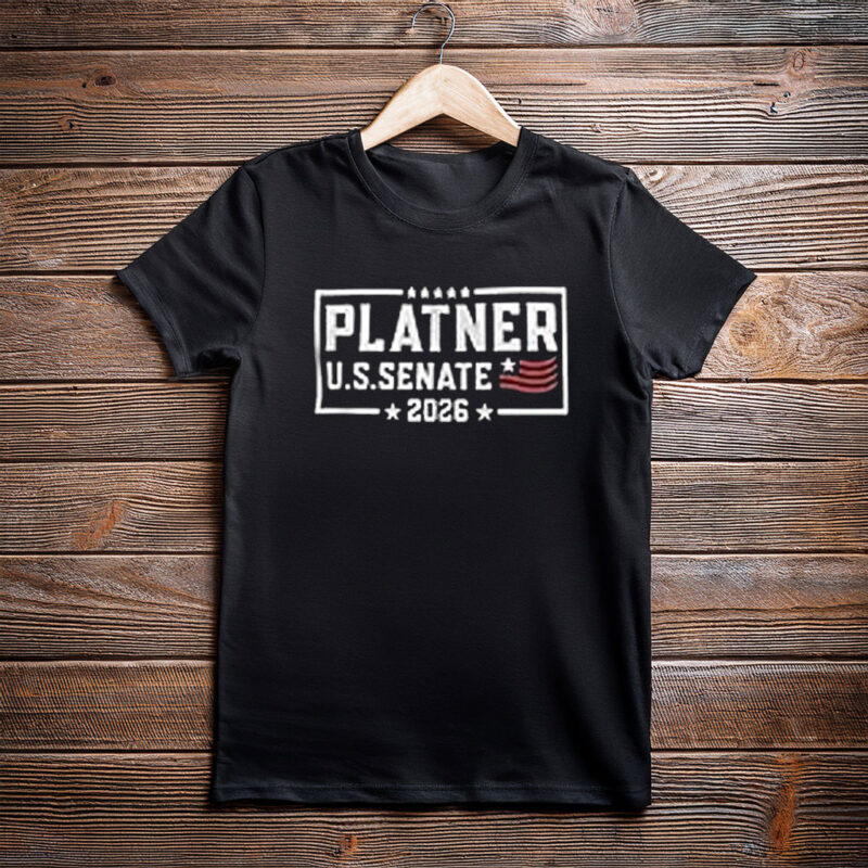 Platner U.S. Senate 2026 Classic Box Logo Shirt