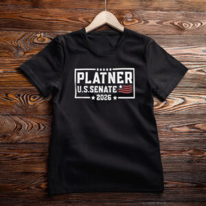 Platner U.S. Senate 2026 Classic Box Logo Shirt