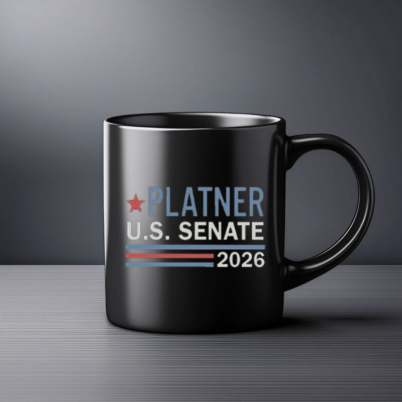 Platner U.S. Senate 2026 Mug, Vintage Patriotic Political Coffee Cup