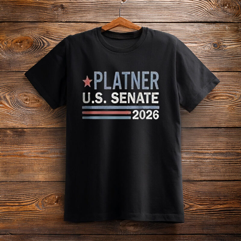Platner U.S. Senate 2026 Patriotic Stripe Shirt