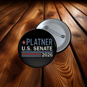 Platner U.S. Senate Campaign Button