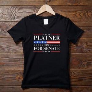 Platner for Senate 2026 Patriotic Vintage Campaign Shirt