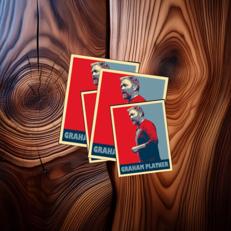 Vote Graham Platner for Senate Sticker Political Campaign Decal Election Supporter Sticker