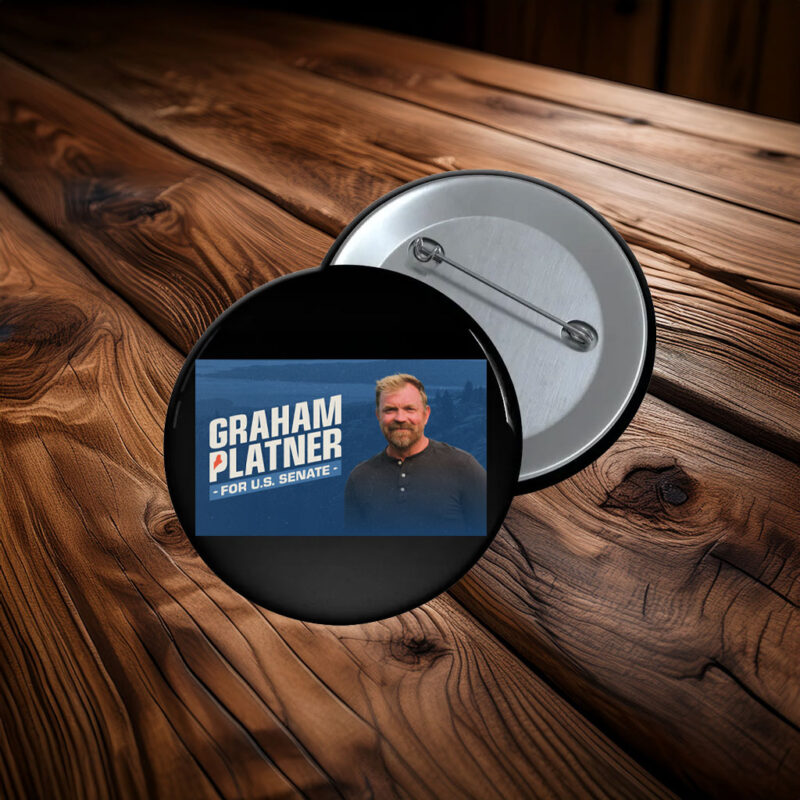 Graham Platner Democrat for U.S. Senate Button