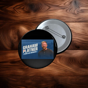 Graham Platner Democrat for U.S. Senate Button