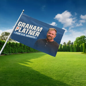 Graham Platner Democrat for U.S. Senate Flag