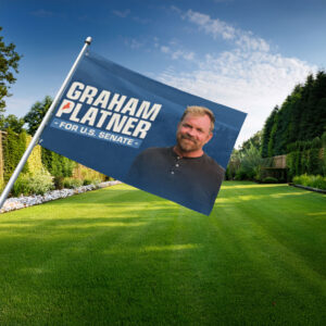 Graham Platner Democrat for U.S. Senate Flag